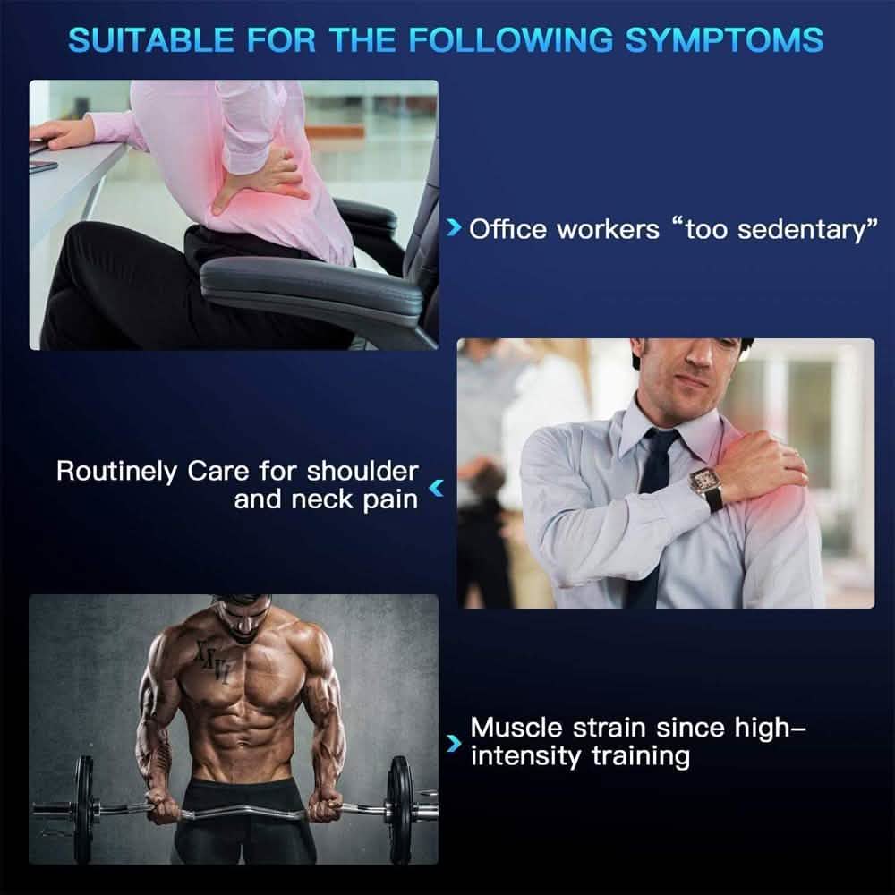 30 Speed Deep Tissue Ultra-Quiet Muscle Massage Gun with 7 Heads DailySale