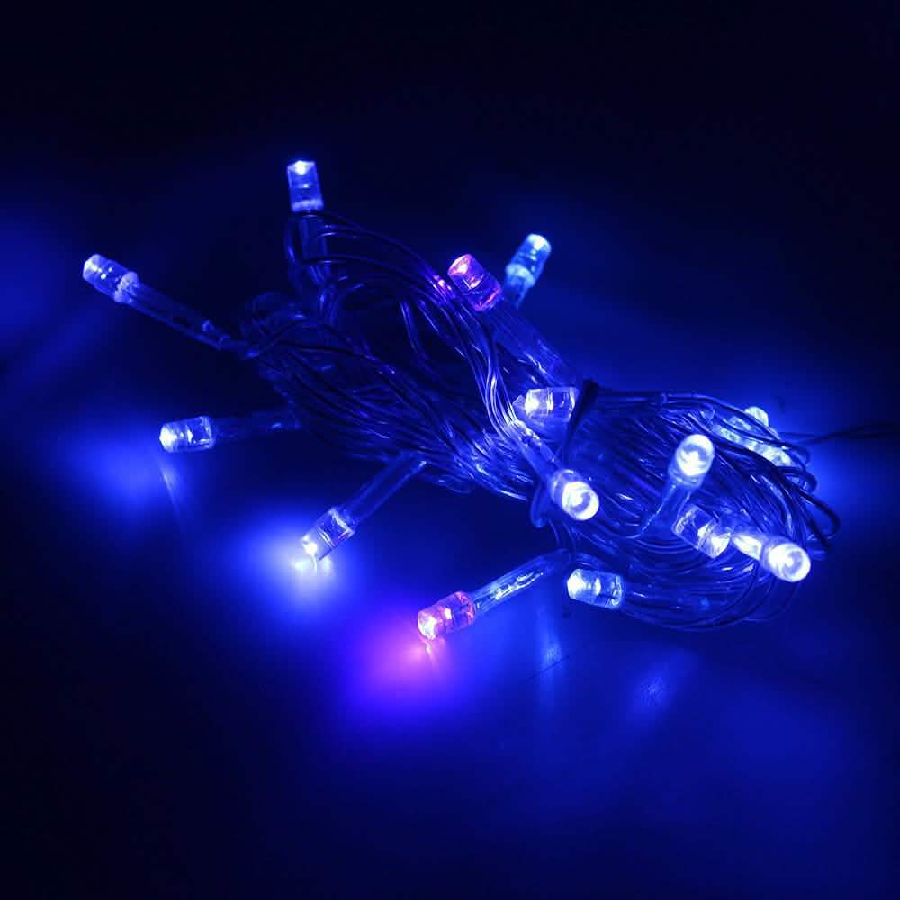 300 LED Blue Fairy String Light Curtain Light with Controller DailySale