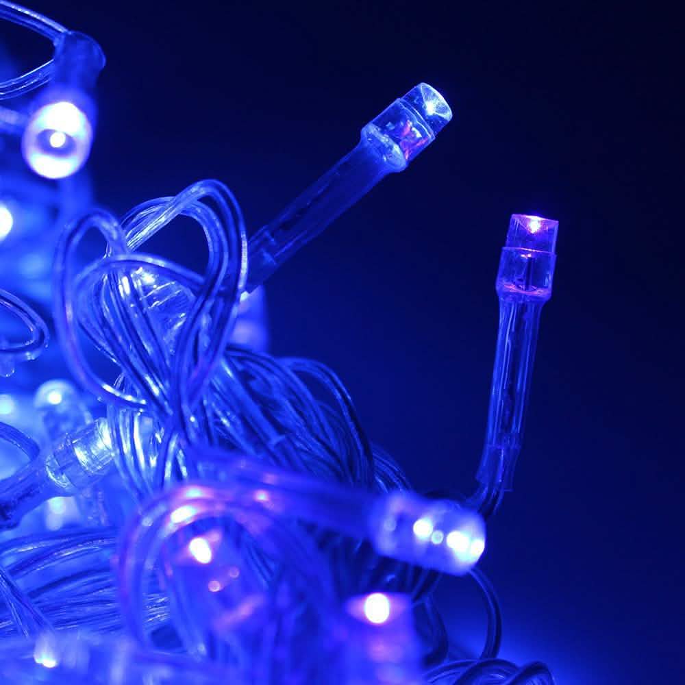 300 LED Blue Fairy String Light Curtain Light with Controller DailySale