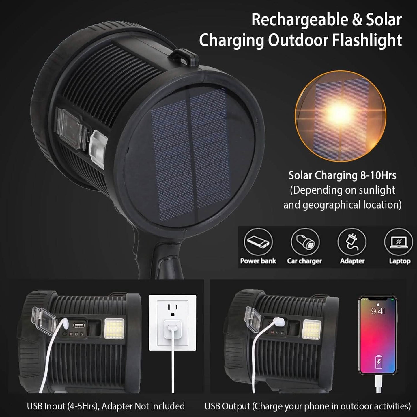 3000LM Rechargeable LED Flashlight DailySale