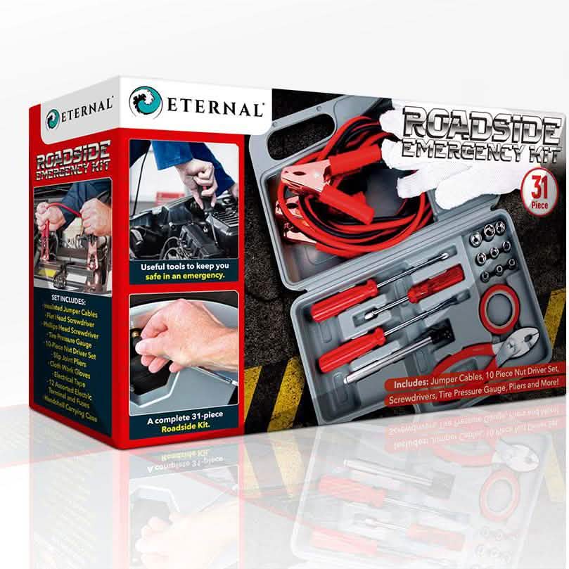 31-Piece: Roadside Emergency Kit DailySale