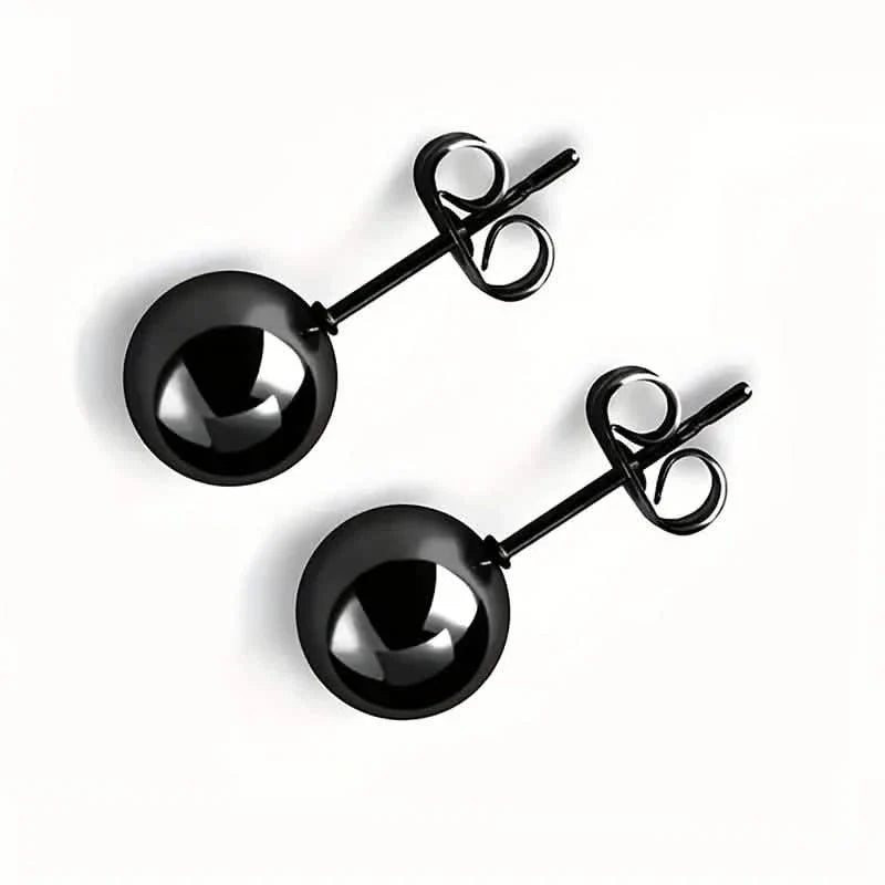 Stainless Steel Hypoallergenic Ball Shaped Stud Earrings DailySale