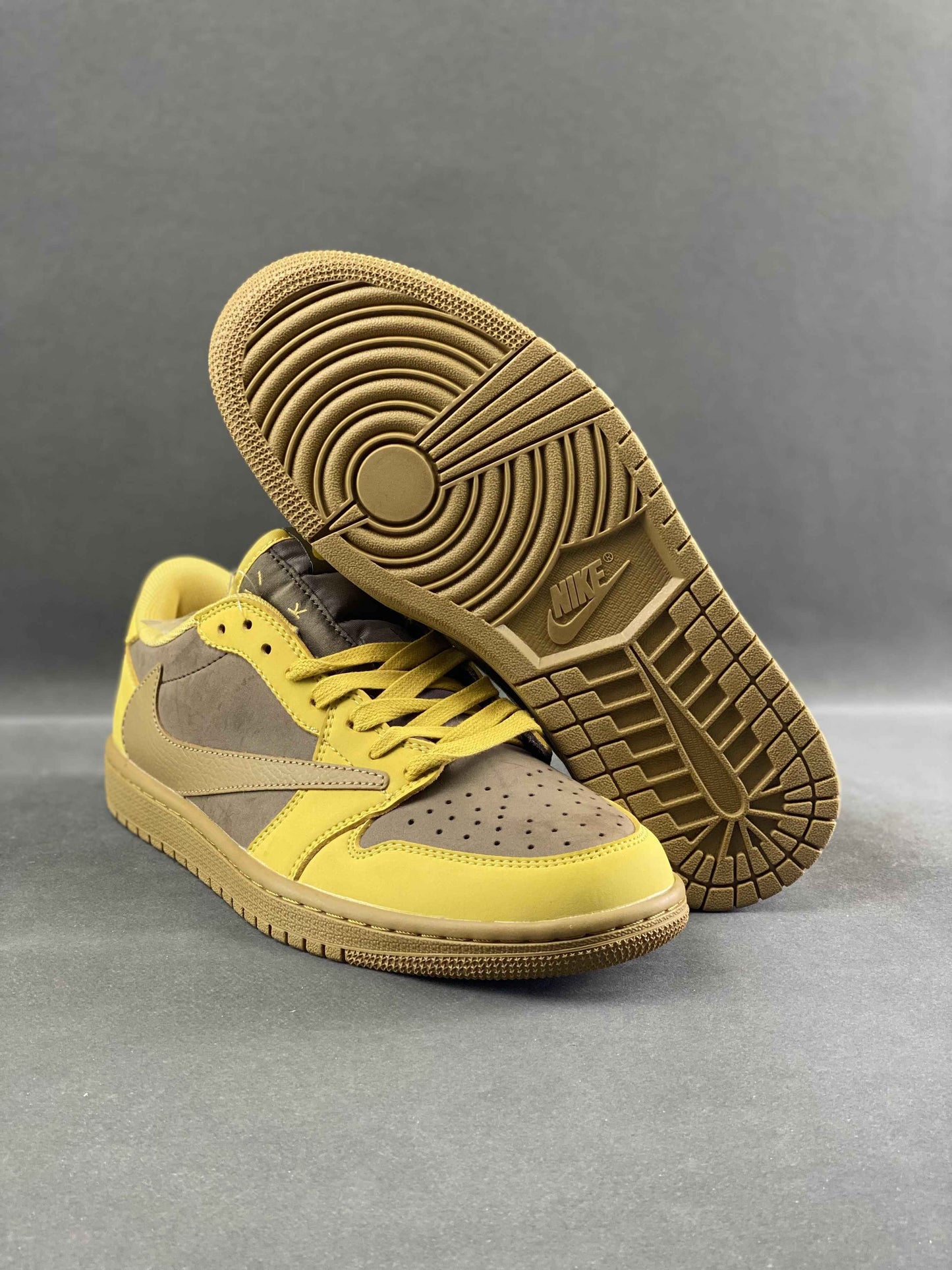 Custom Air Jordan 1 Low x Travis Scott DM7866 665 SneakerNational