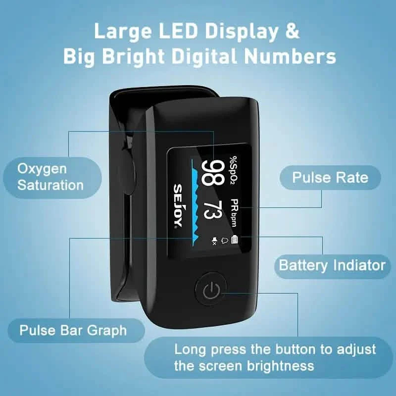 Oximeter Heart Rate Monitor & Hypertension Detector DailySale