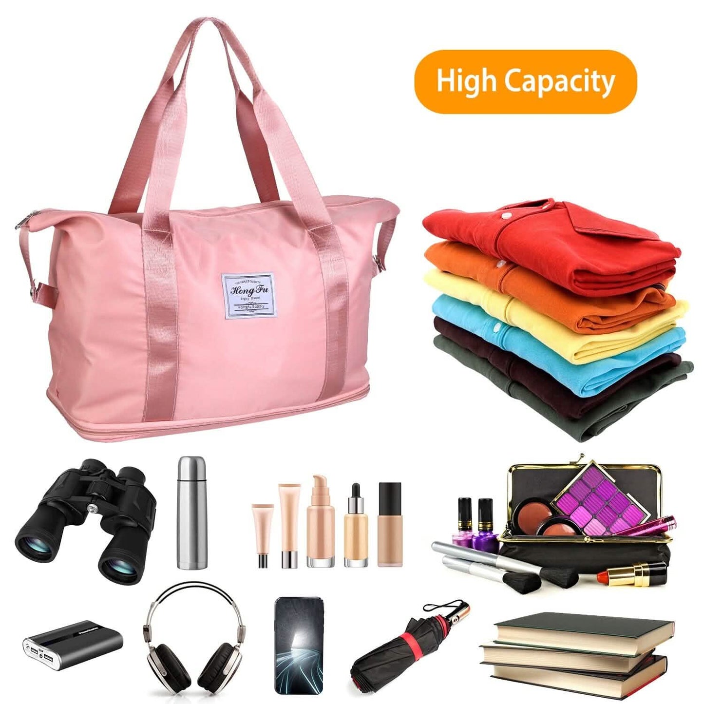 35L/9.2Gal Shoulder Travel Duffle Bag with Luggage Sleeve DailySale