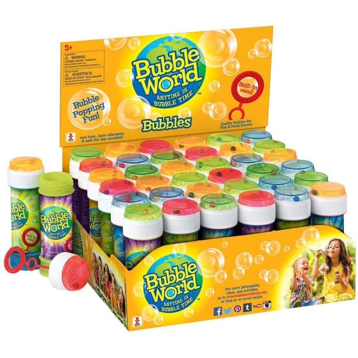 36-Pack: Bubble World Fun Bubble Bottles DailySale