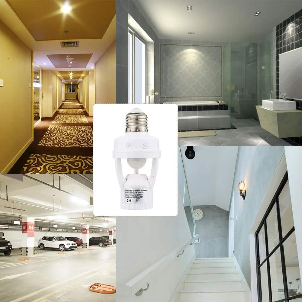 360 Degree Detection PIR Infrared Motion Sensor E27 LED Light DailySale