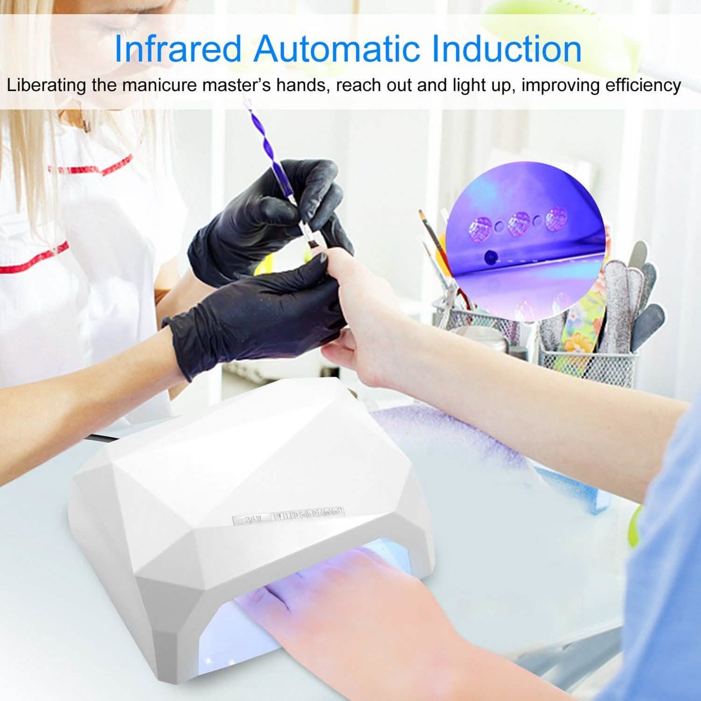 36W UV LED Lamp Nail Polish Dryer DailySale