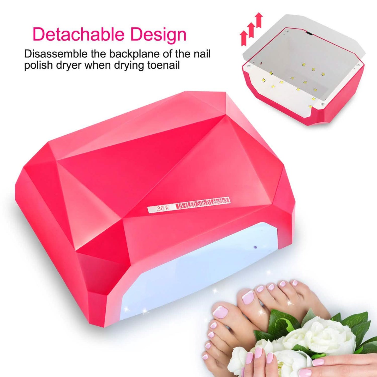 36W UV LED Lamp Nail Polish Dryer DailySale