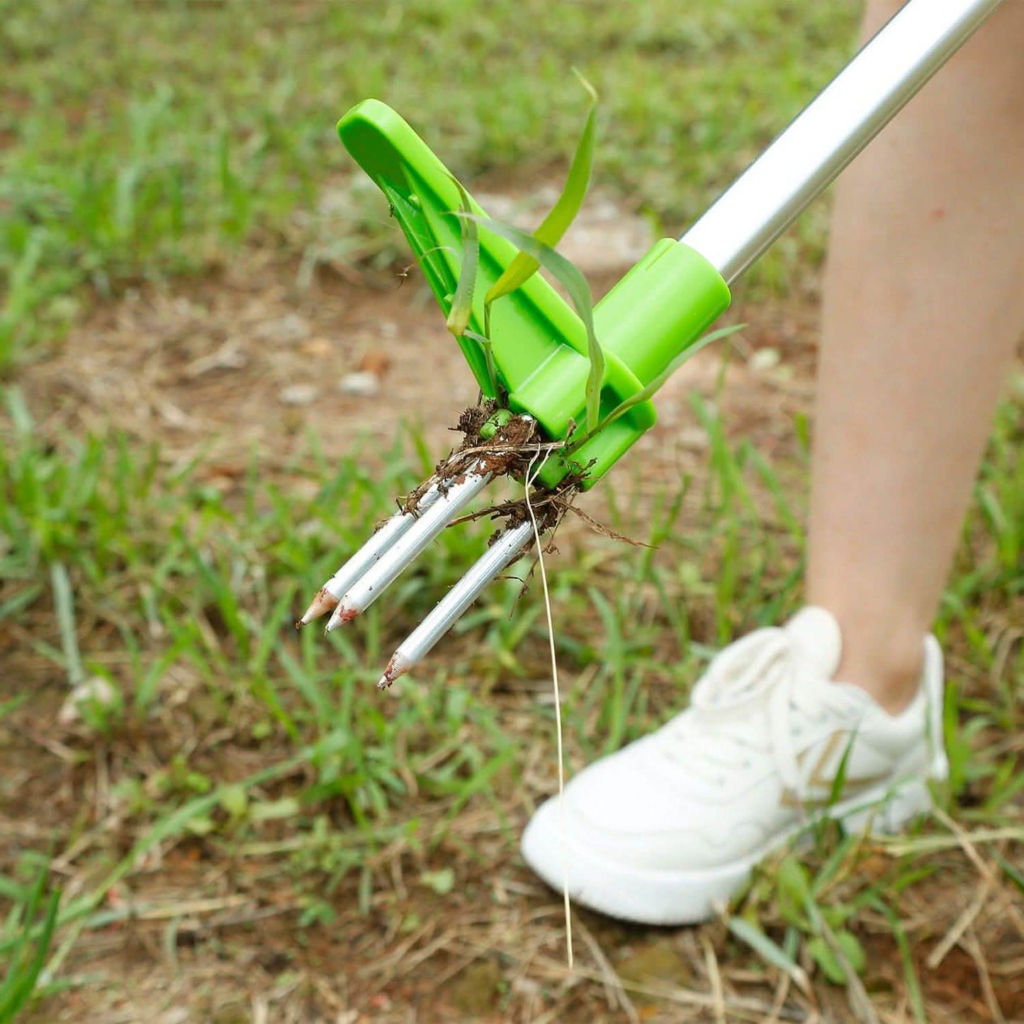 38.98" Weed Puller Twister Stand Up Root Removal DailySale