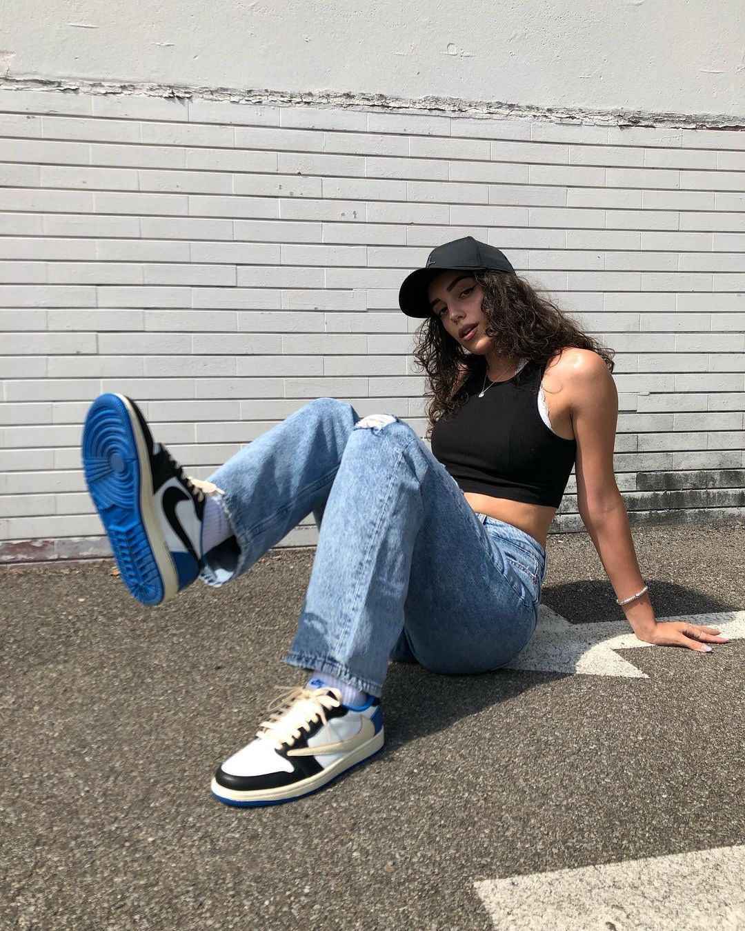 Custom Fragment x Travis Scott x Air Jordan 1 Low DM7866 140 SneakerNational