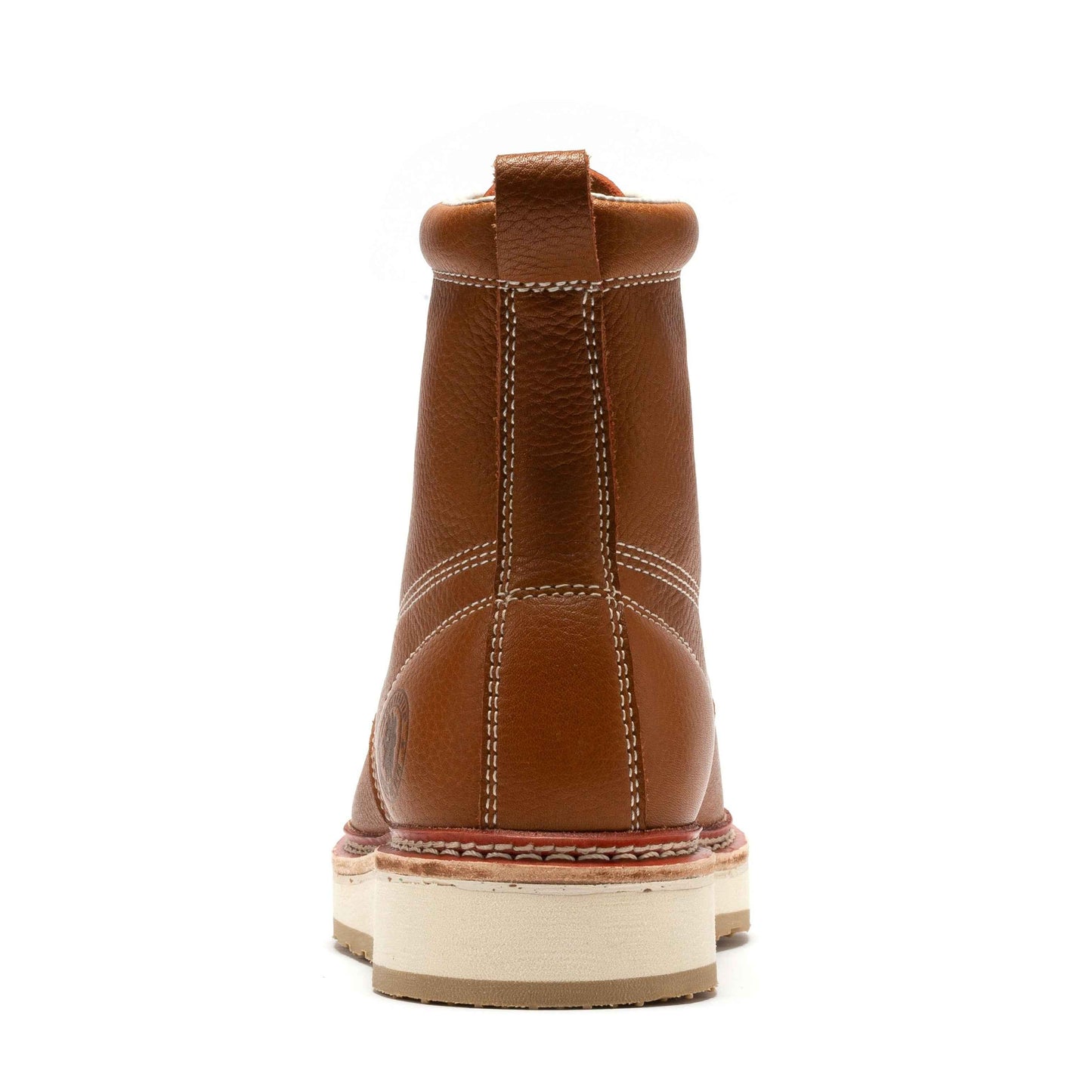 ROCKROOSTER Norwood Men's 6 inch Brown Soft Toe Wedge Work Boots SAP611