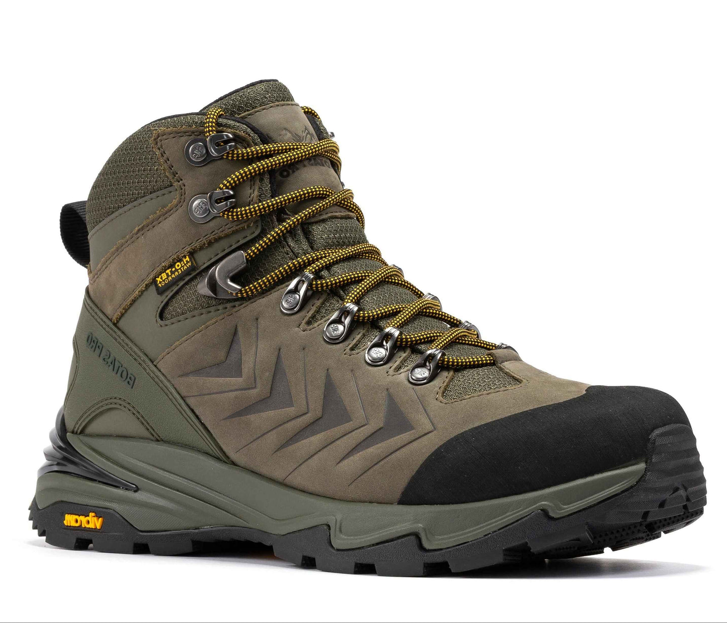 Botas Pro Olive 6 Inch Waterproof Hiking Boots with VIBRAM® Traction Lug Outsole BP22123