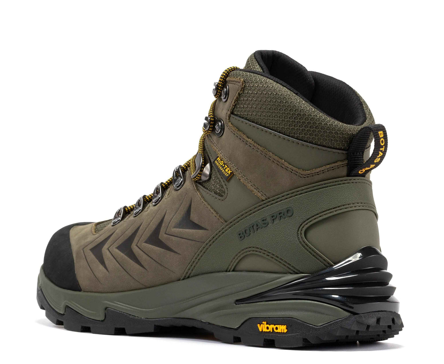 Botas Pro Olive 6 Inch Waterproof Hiking Boots with VIBRAM® Traction Lug Outsole BP22123
