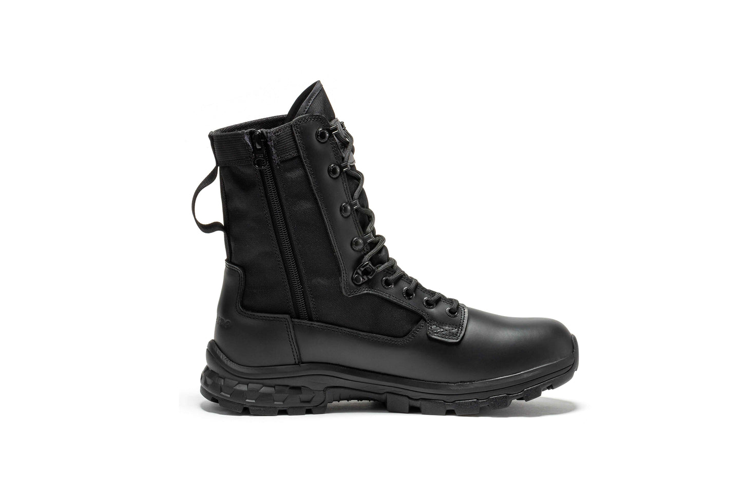Botas Pro Black Men's 8 inch Side Zipper Military Tactical Boots BP401BK