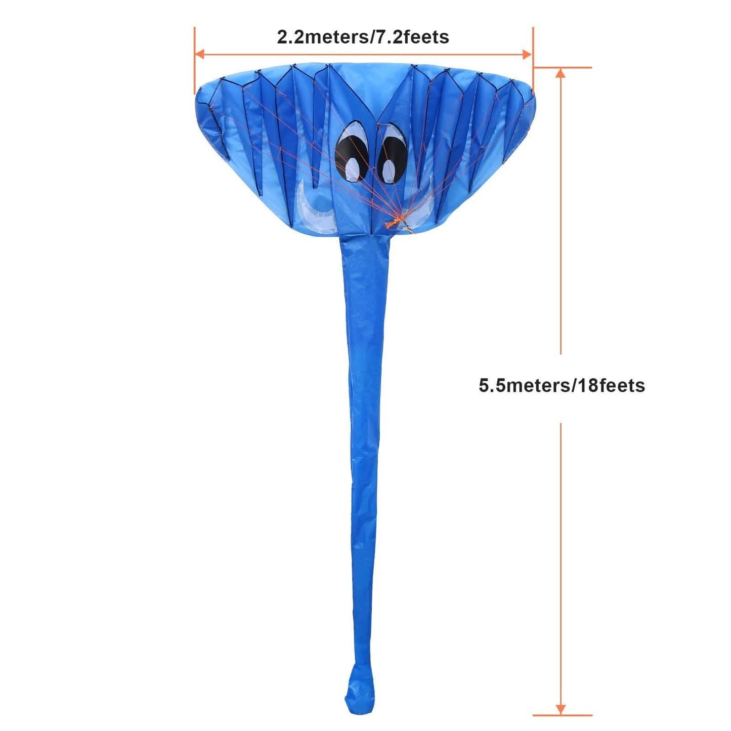 3D Kite Giant Elephant Easy to Fly Outdoor Games Activities for Kids DailySale