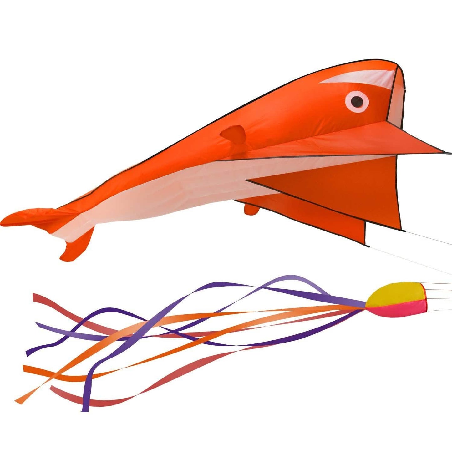 3D Kite Huge Frameless Soft Parafoil Giant Dolphin DailySale