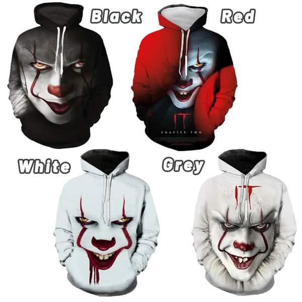 3D Printed The Dancing Clown Hooded Sweatshirt DailySale