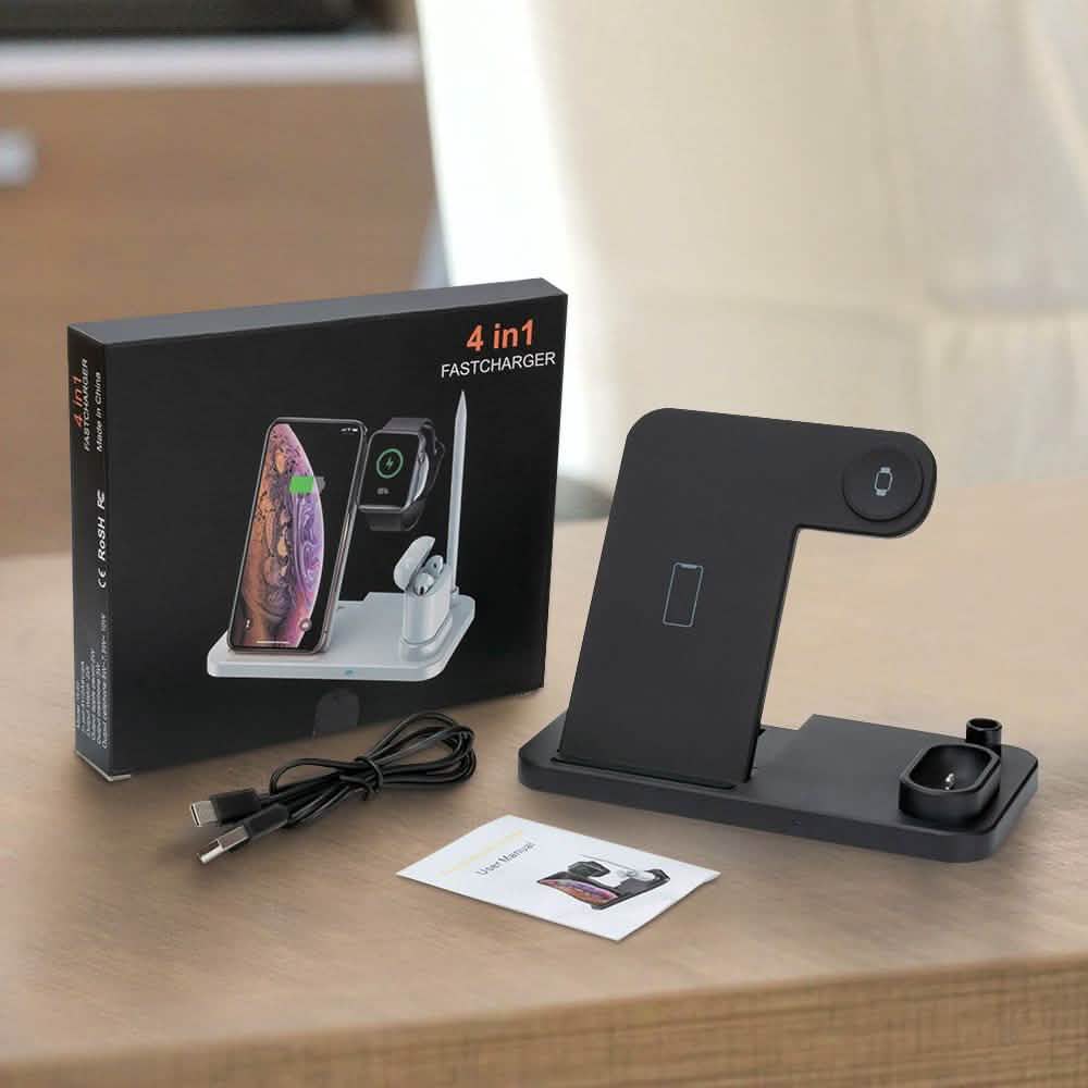 4-in-1 iPhone, Apple Watch, AirPods, Apple Pencil Wireless Qi Charger DailySale
