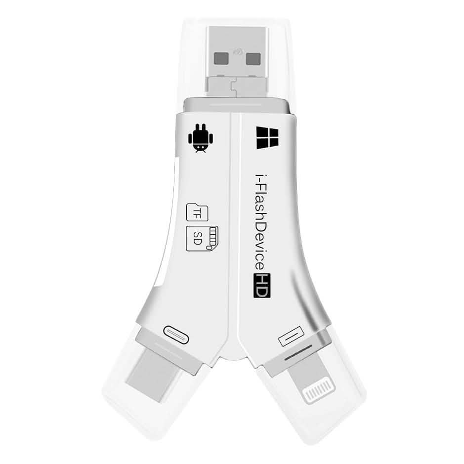 4-in-1 Media Transfer Card Reader with Memory Card DailySale