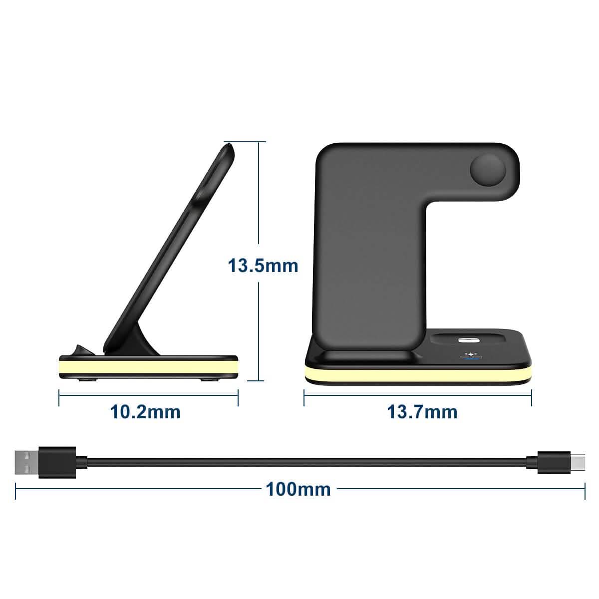4-in-1 Wireless Charging Stand with Night Light DailySale