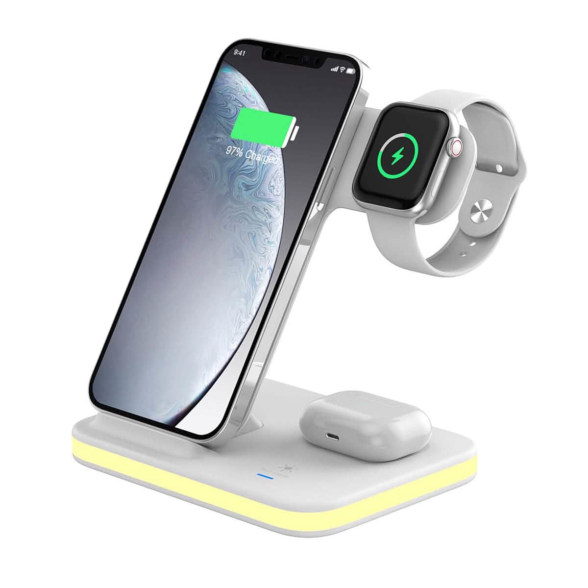 4-in-1 Wireless Charging Stand with Night Light DailySale