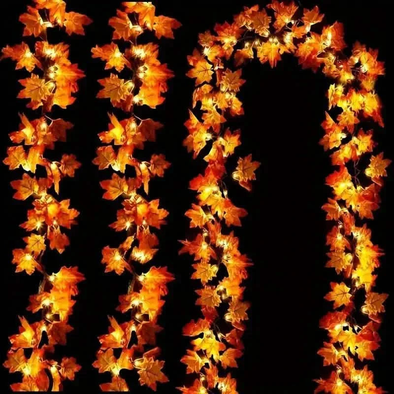4-Pack: 2M 20LED Fall Garland Fall Decorations LED DailySale