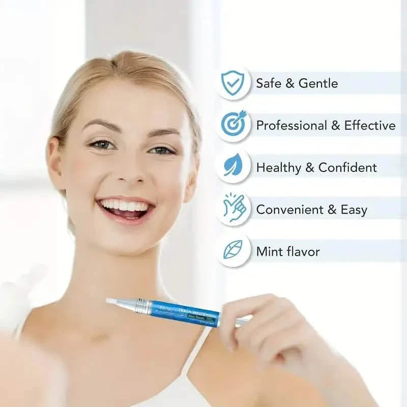 4-Pack: Bright White Mint Flavor 3Ml/0.1Fl Oz Teeth Whitening Gel Pen DailySale