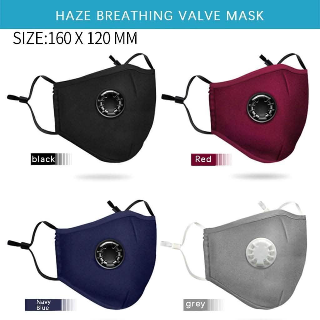 4-Pack: Children's Seamless Reusable Washable Face Mask Bandanas with Breathing Valve DailySale