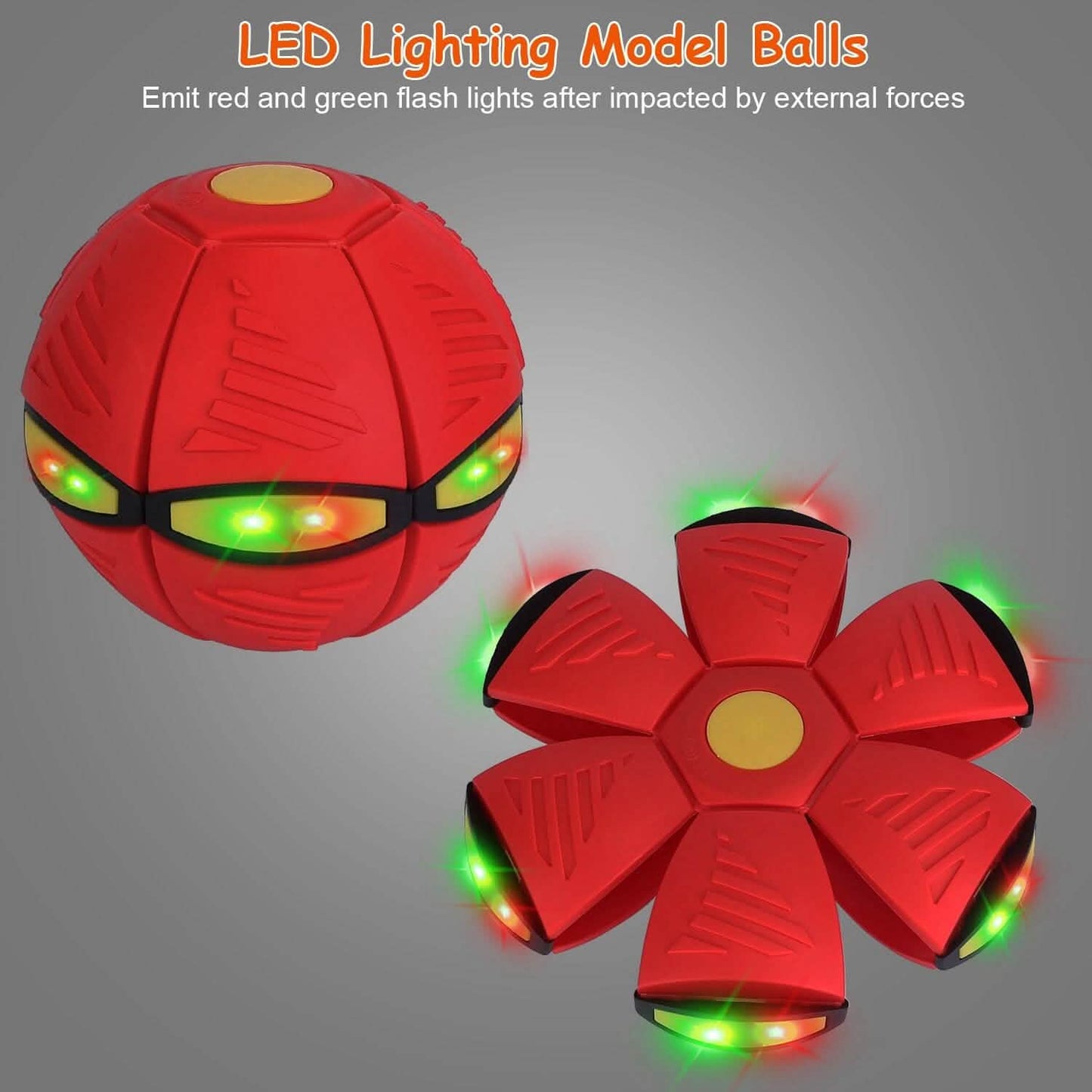 4-Pack: Flying Saucer Ball with LED Lights DailySale
