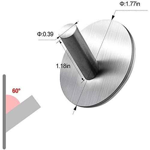 4-Pack: Heavy Duty Durable 304 Stainless Steel Wall Hangers DailySale