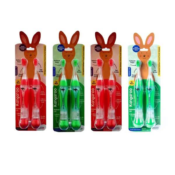 4-Pack: Kangaroo Kids Pre-Filled Toothbrush DailySale