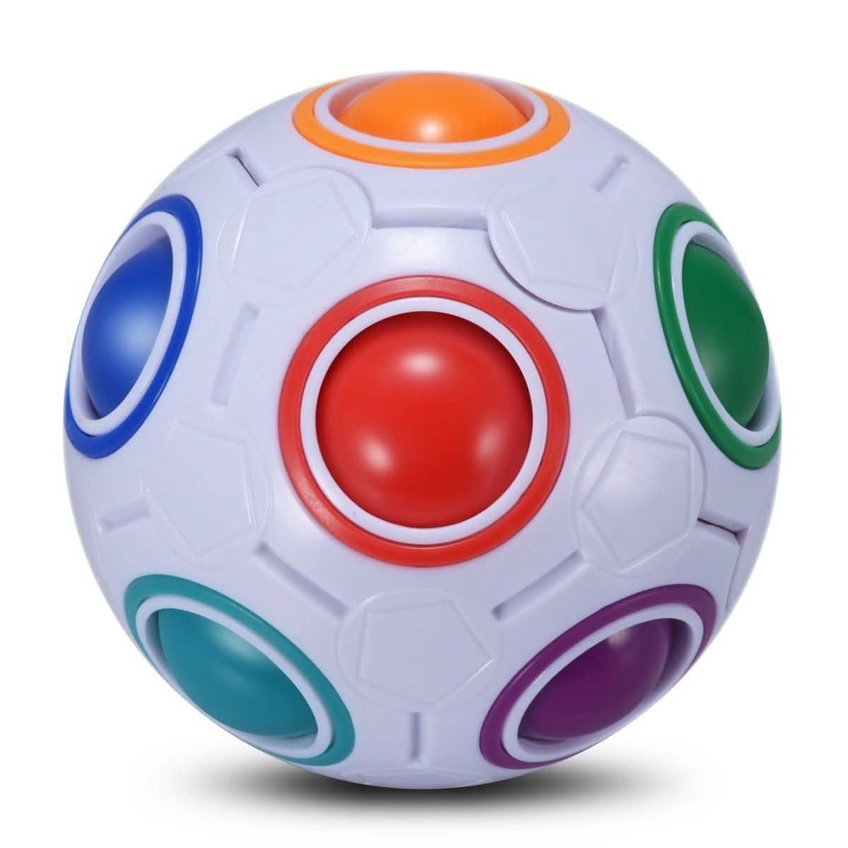 4-Pack: Magic Rainbow Ball Brain Teaser Puzzle Toy DailySale