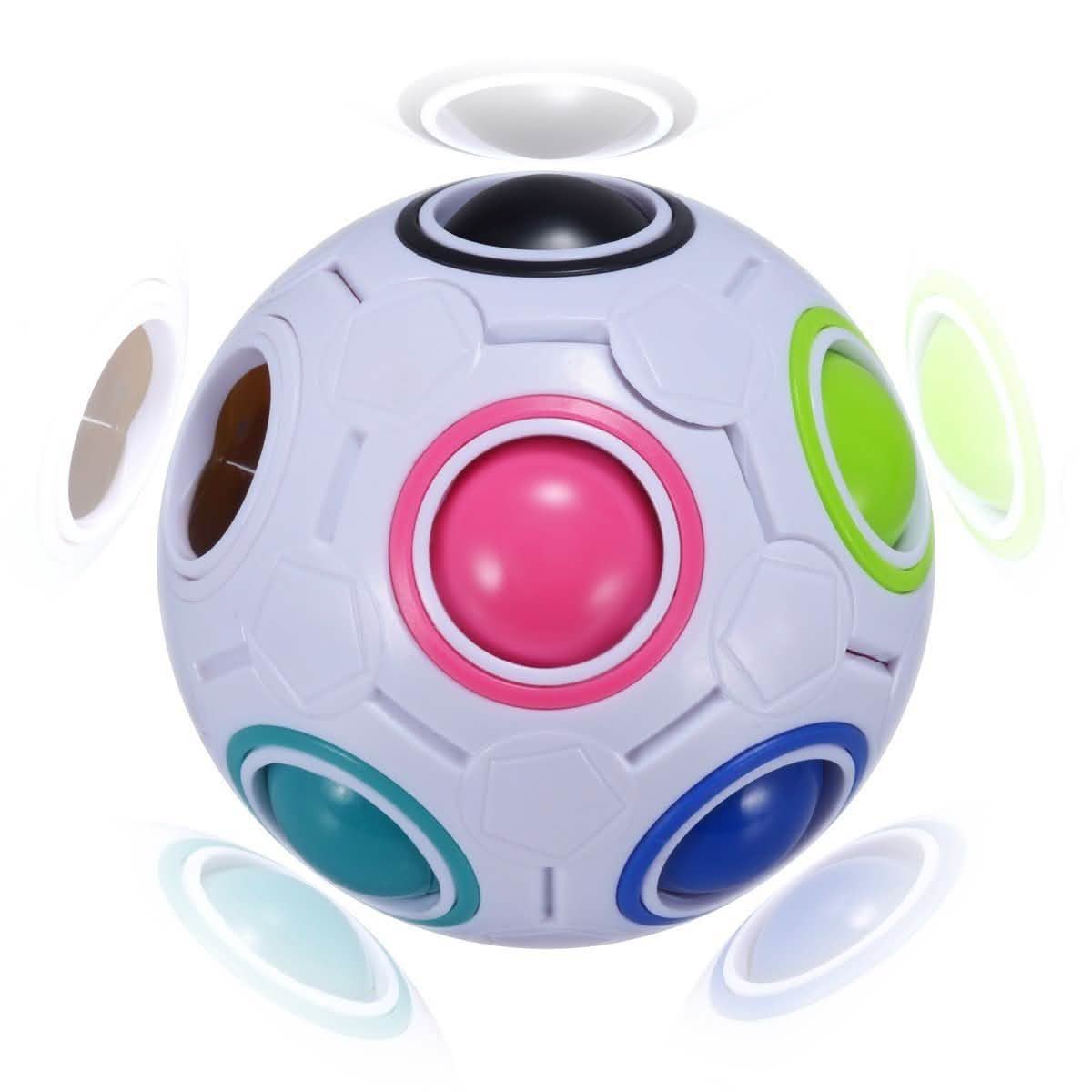 4-Pack: Magic Rainbow Ball Brain Teaser Puzzle Toy DailySale