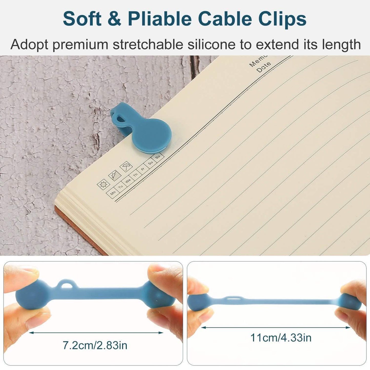 4-Pack: Magnetic Cable Clips Magnet DailySale