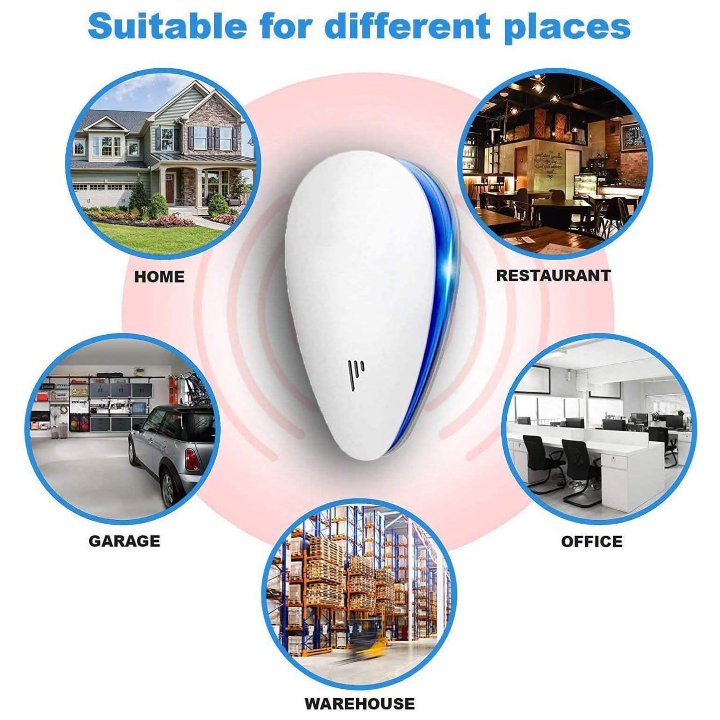 4-Pack: Pest Control Ultrasonic Repellent DailySale