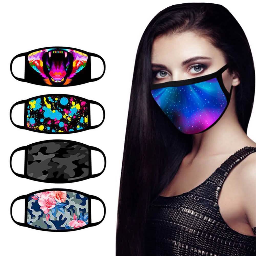 4-Pack: Reusable Cotton Face Mask DailySale