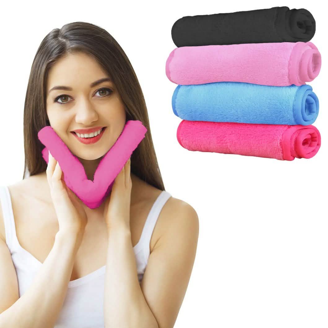 4-Pack: Reusable Facial Cleansing Towel And Makeup-Remover Cloth DailySale