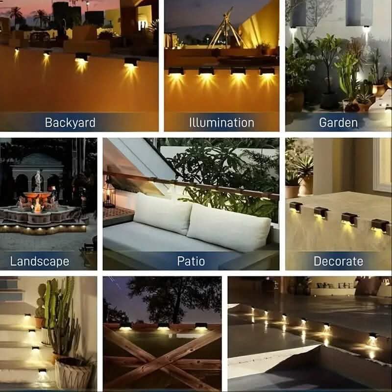 4-Pack: Solar Outdoor Garden Deck Lights DailySale