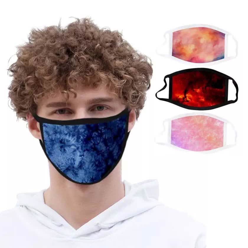 4-Pack: Tie Dye Fabric Non-Medical Face Masks DailySale