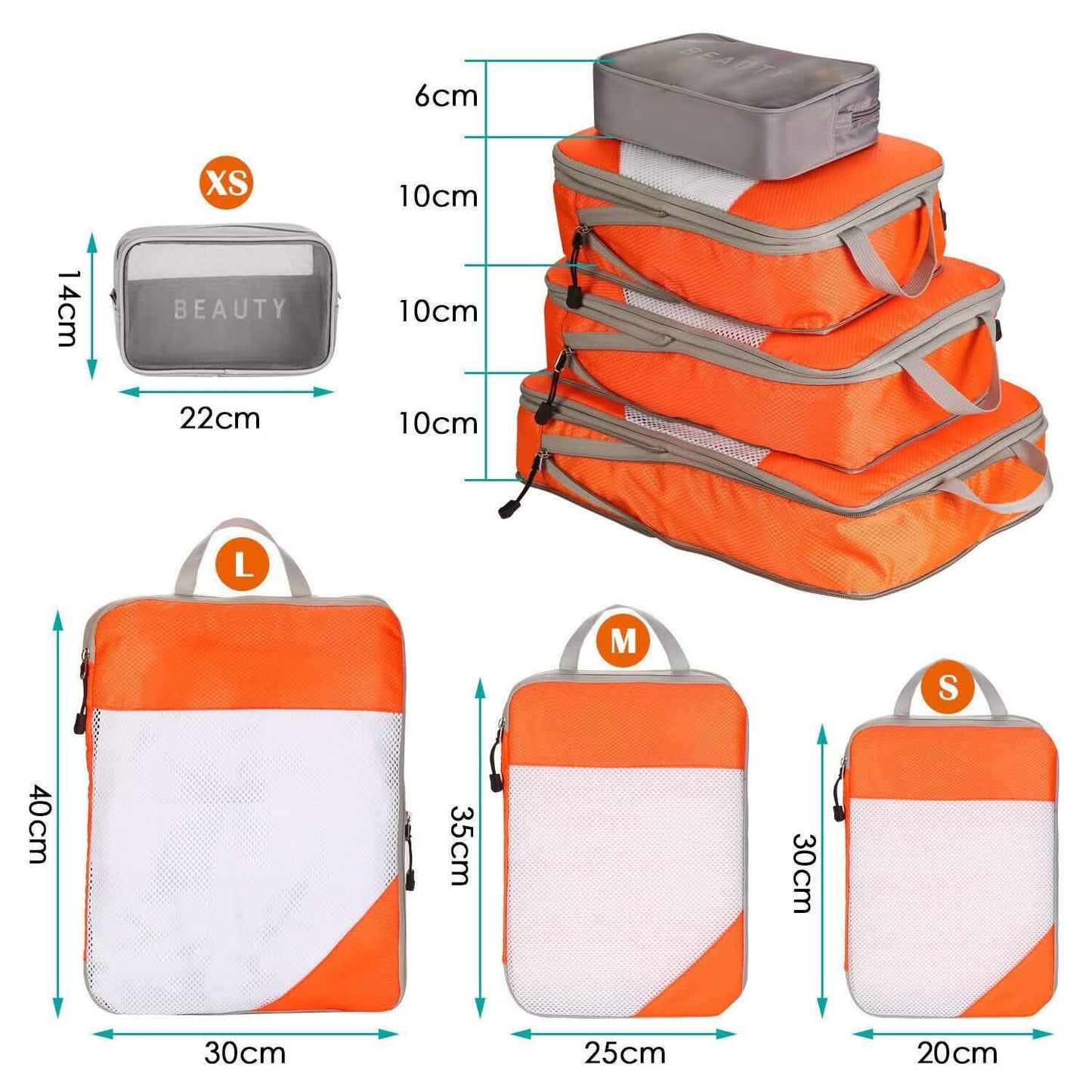 4-Pack: Travel Suitcase Storage Bag Set DailySale
