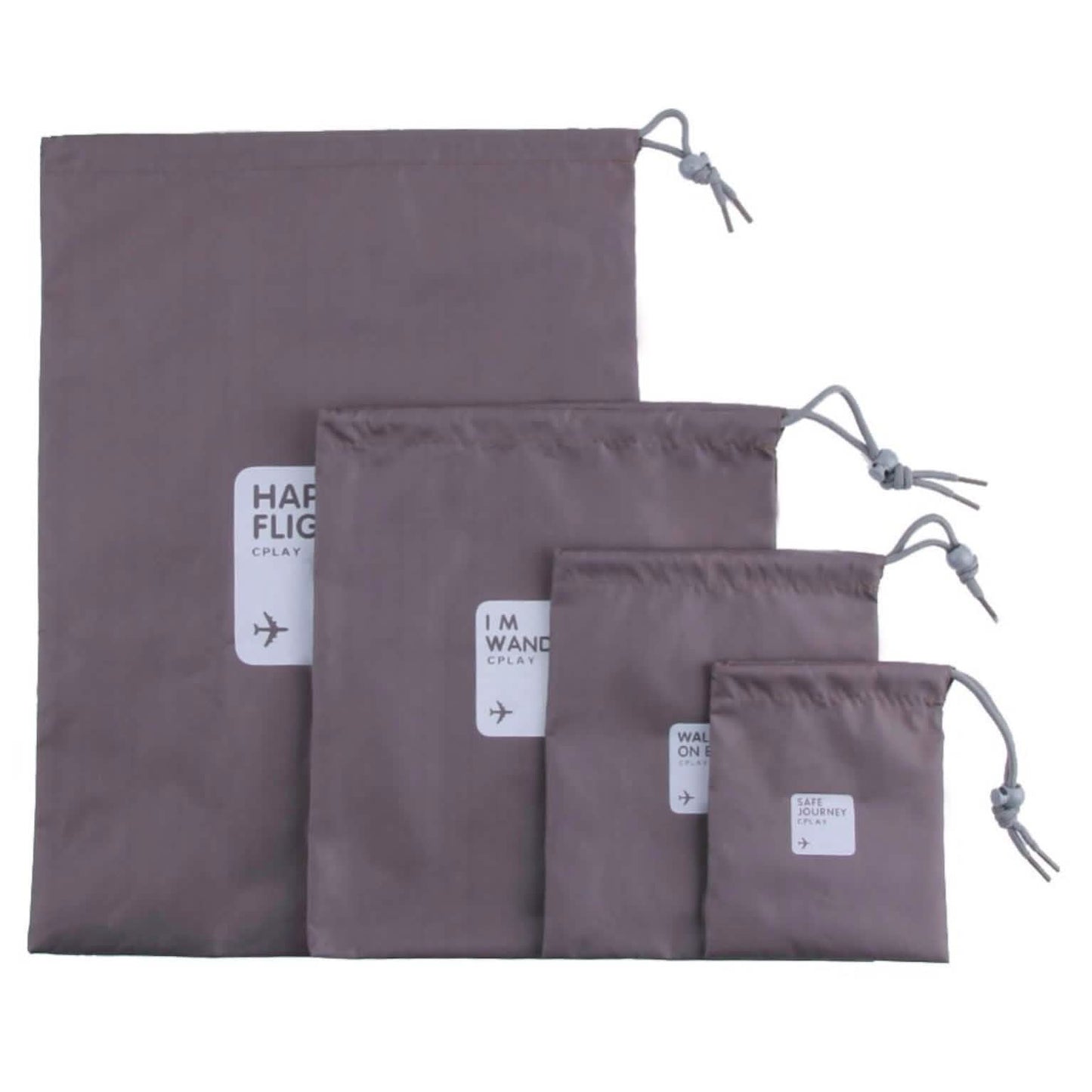 4-Pack: Waterproof Drawstring Bag Set DailySale