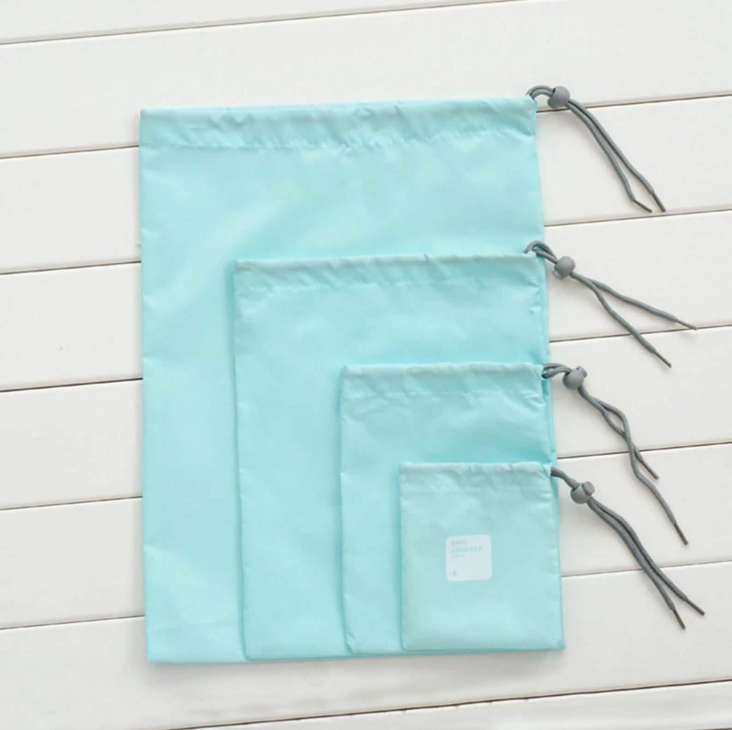 4-Pack: Waterproof Drawstring Bag Set DailySale