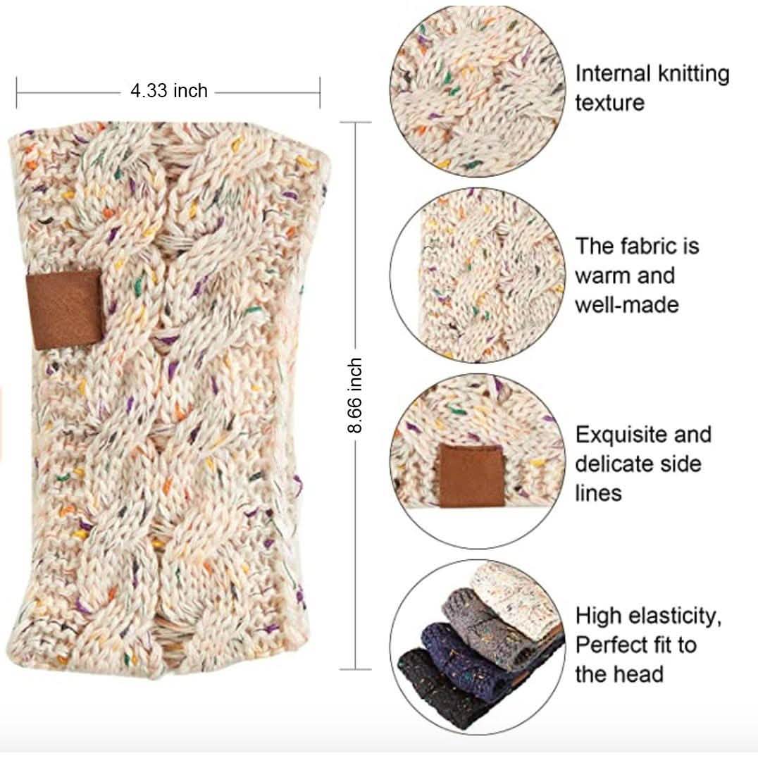 4-Pack: Women Confetti Winter Headband Wrap And Ear Warmer DailySale