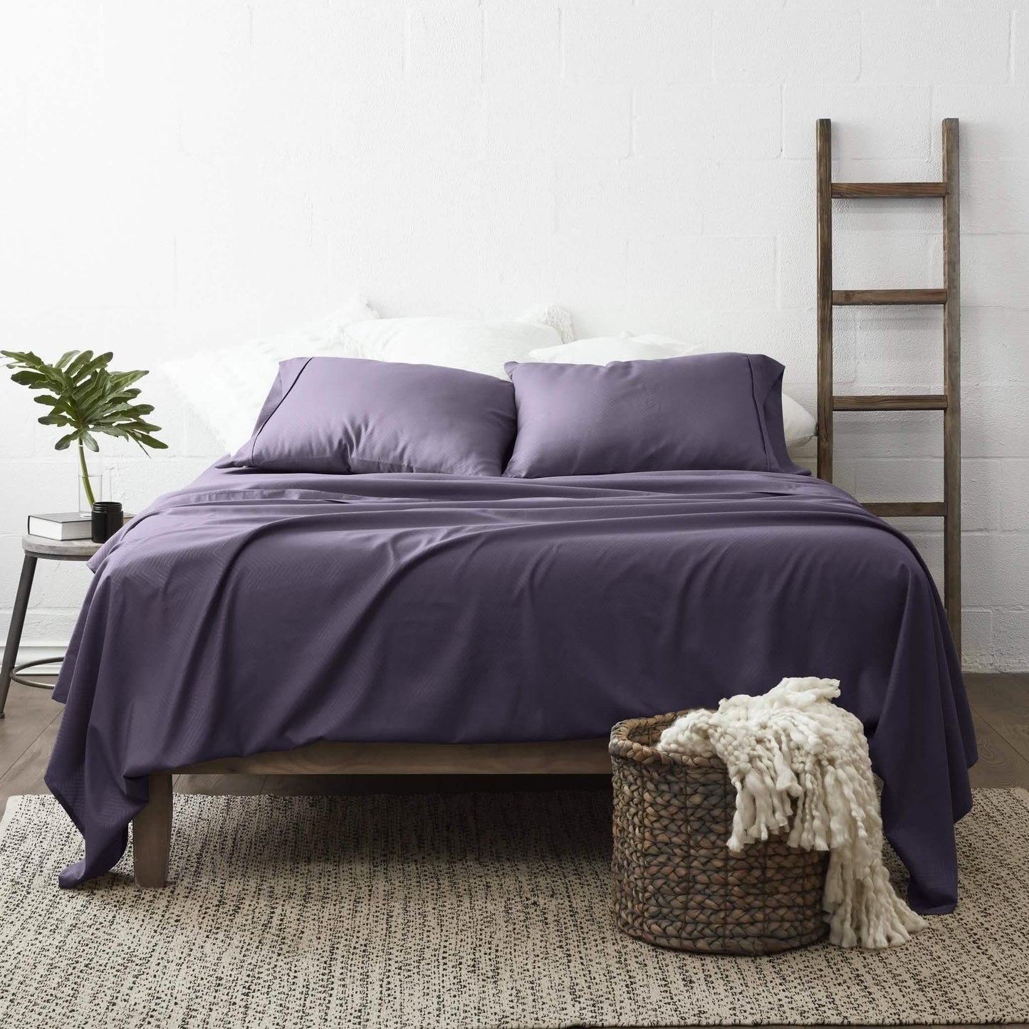 4-Piece: Chevron Embossed Sheet Set DailySale