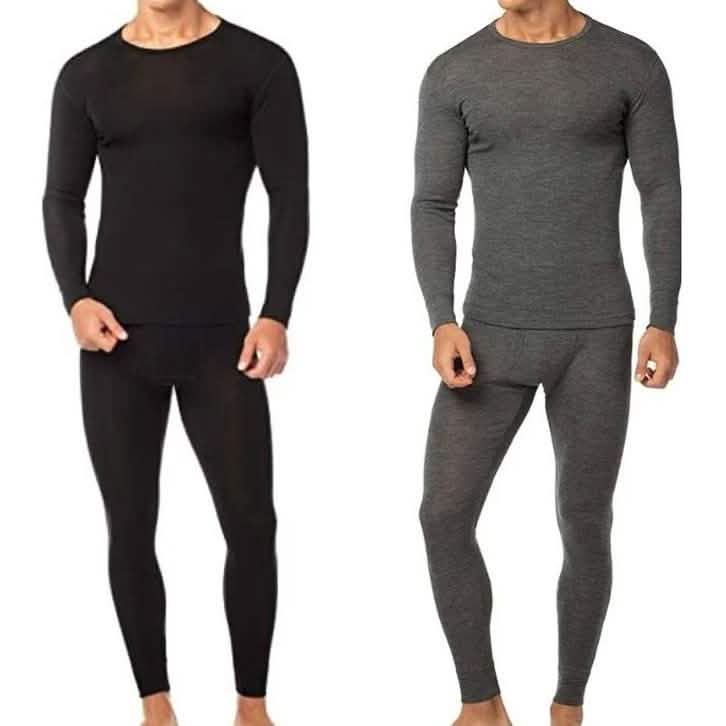 4-Piece: Men's Cotton Fleece Thermal Set DailySale