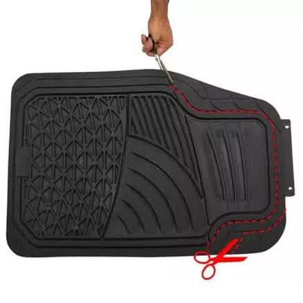 4-Piece: OxGord Universal Fit Heavy-Duty Rubber Car-Floor Mats Set DailySale