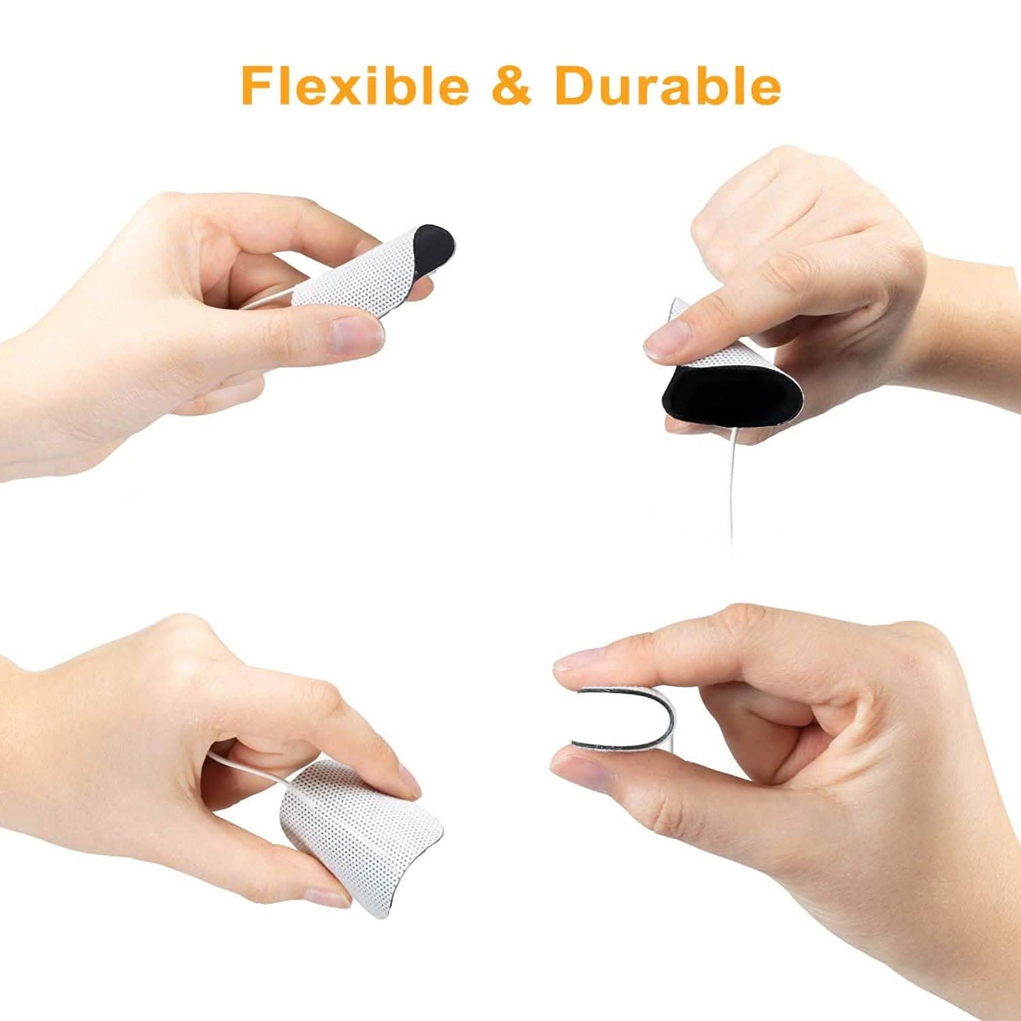 4-Piece: Reusable Self-Adhesive Replacement Electrode Pads DailySale