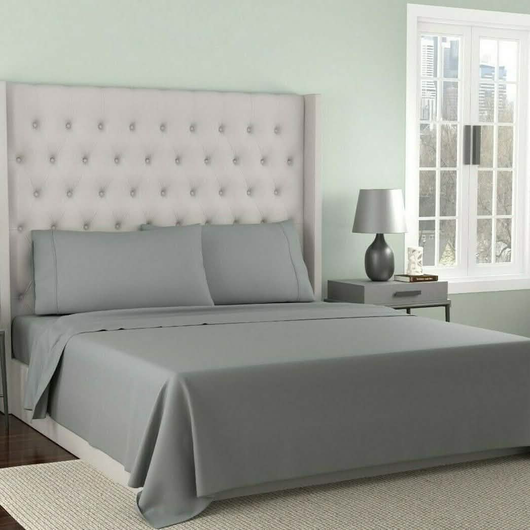 4-Piece Set: Kathy Ireland 300 Thread Count 100% Organic Cotton Percale DailySale