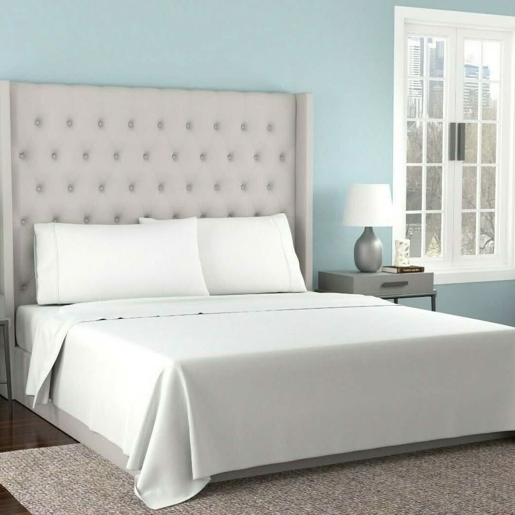 4-Piece Set: Kathy Ireland 300 Thread Count 100% Organic Cotton Percale DailySale